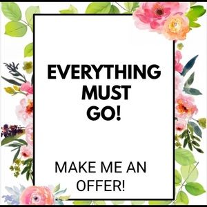 Flash Sale!  💥💥 Everything Must Go!  Please make an offer!!